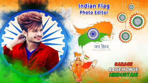 Indian Flag Photo Editor - عکس برنامه موبایلی اندروید