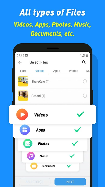 IndiaShare Lite: File Transfer - Image screenshot of android app