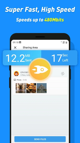 IndiaShare Lite: File Transfer - Image screenshot of android app