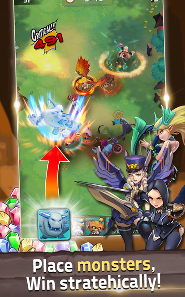 Dungeon Manager : Mine King - Gameplay image of android game