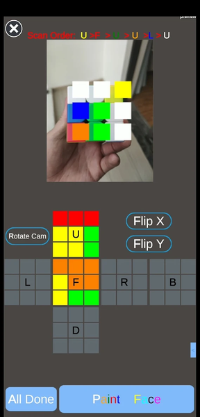 Magic Cube Solver-Cube Scanner - عکس بازی موبایلی اندروید