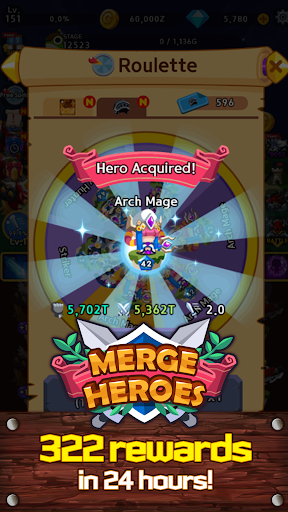 Merge Heroes Frontier: Casual RPG Online - عکس بازی موبایلی اندروید