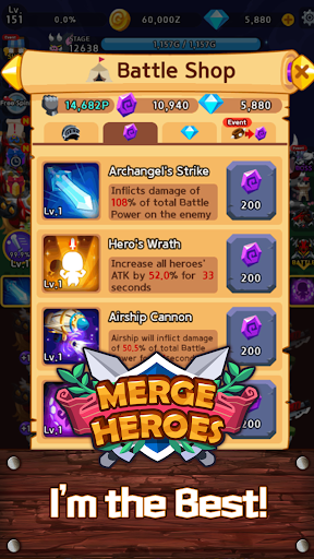 Merge Heroes Frontier: Casual RPG Online - عکس بازی موبایلی اندروید
