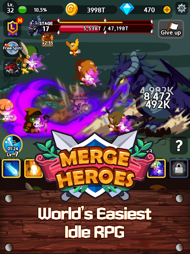 Merge Heroes Frontier: Casual RPG Online - عکس بازی موبایلی اندروید