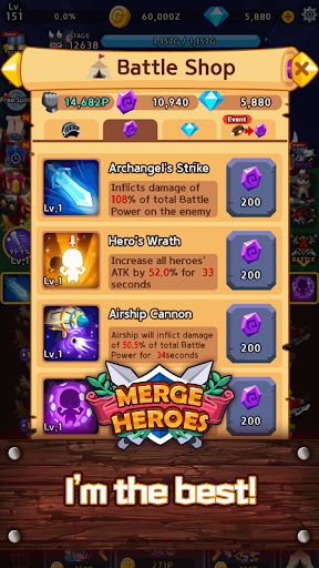 Merge Heroes Frontier: Casual RPG Online - عکس بازی موبایلی اندروید