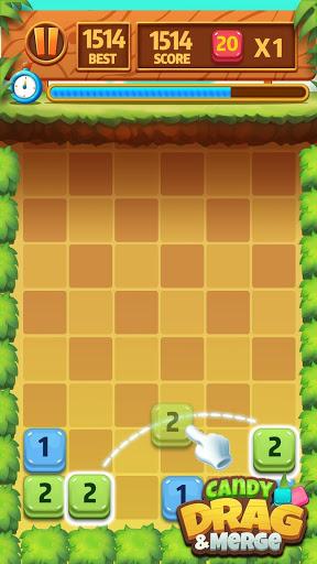 Candy Drag & Merge - عکس بازی موبایلی اندروید