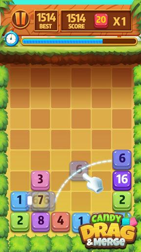 Candy Drag & Merge - عکس بازی موبایلی اندروید