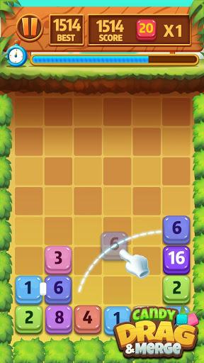 Candy Drag & Merge - عکس بازی موبایلی اندروید