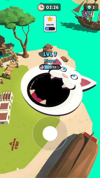 Black Hole: Eat the world! - Gameplay image of android game