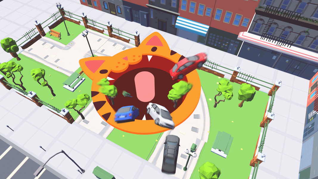 Black Hole: Eat the world! - Gameplay image of android game