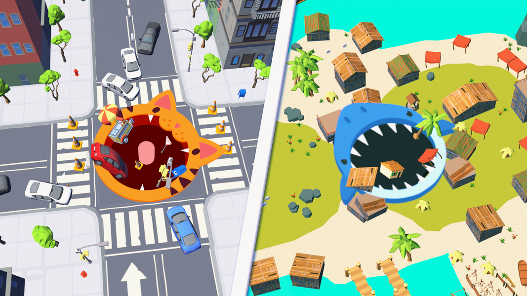 Black Hole: Eat the world! - Gameplay image of android game