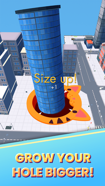 Black Hole: Eat the world! - Gameplay image of android game