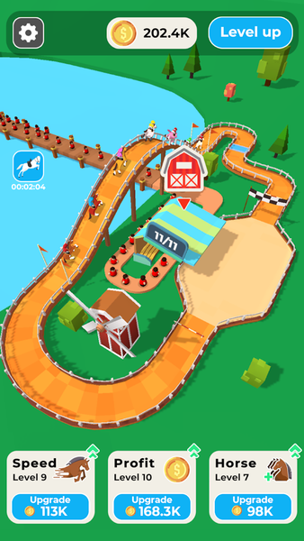 Horse Racing: Idle Tap Tap - Gameplay image of android game