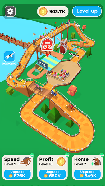 Horse Racing: Idle Tap Tap - Gameplay image of android game