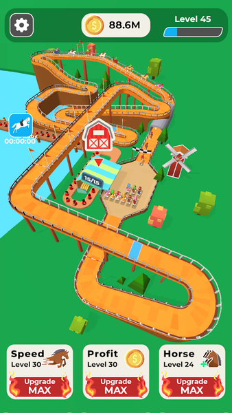 Horse Racing: Idle Tap Tap - Gameplay image of android game