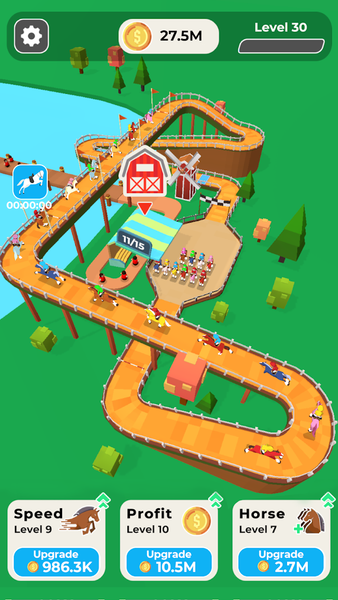 Horse Racing: Idle Tap Tap - Gameplay image of android game
