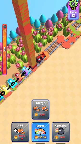 Idle Train Miner Evolution - عکس بازی موبایلی اندروید