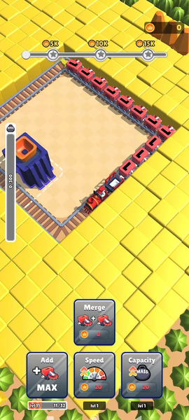 Idle Train Miner Evolution - عکس بازی موبایلی اندروید