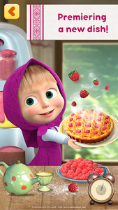Masha and Bear: Cooking Dash - Gameplay image of android game
