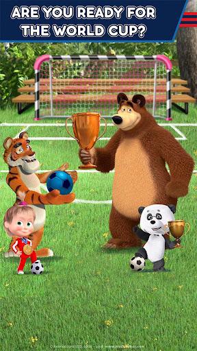 Masha and the Bear: Football - Gameplay image of android game