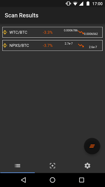 Simple Crypto Scanner - Image screenshot of android app