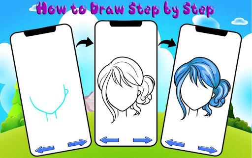 How to Draw Hair - Learn Drawing - عکس برنامه موبایلی اندروید