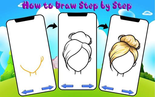 How to Draw Hair - Learn Drawing - عکس برنامه موبایلی اندروید