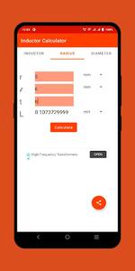Inductance Calculator - عکس برنامه موبایلی اندروید