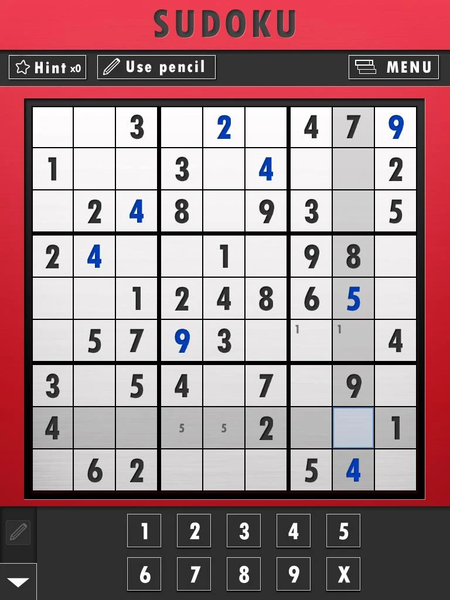 Sudoku Puzzle Challenge - Gameplay image of android game
