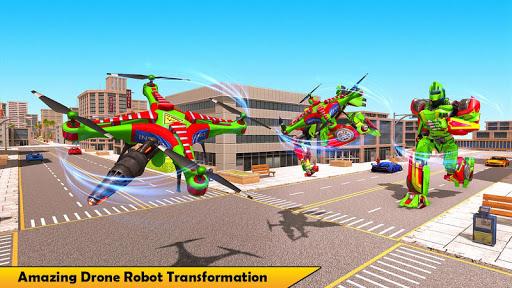 Drone Robot Car Transforming - Gameplay image of android game