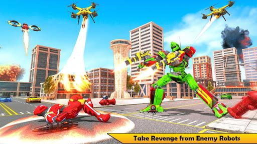 Drone Robot Car Transforming - Gameplay image of android game