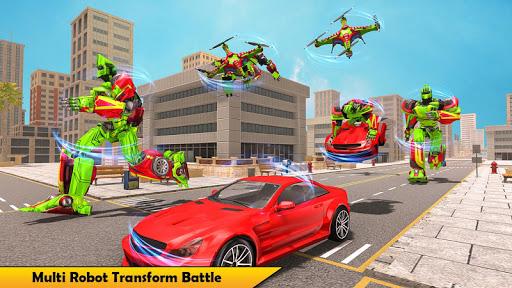 Drone Robot Car Transforming - Gameplay image of android game