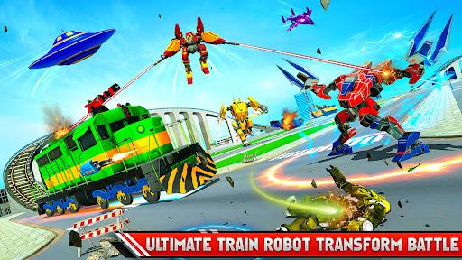 Train Robot Car Transform Game - عکس برنامه موبایلی اندروید