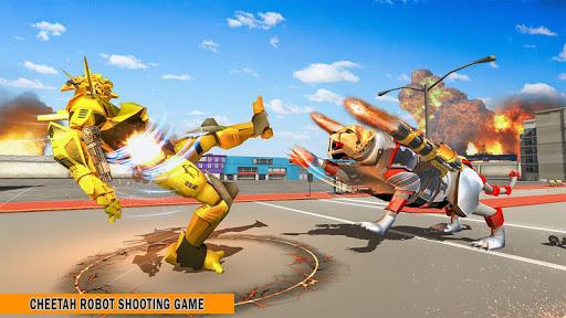 Cheetah Robot Car Transformation Formula Car Robot - Image screenshot of android app