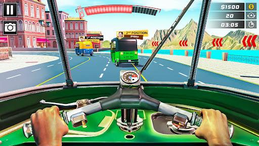 Tuk Tuk Car Racing - Gameplay image of android game