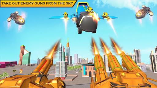 Flying Bus Transform - Bus Driving Simulator ۲۰۲۰ - عکس بازی موبایلی اندروید