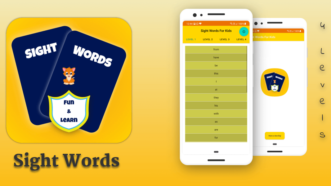 Sight Words For Kids and Paren - عکس بازی موبایلی اندروید