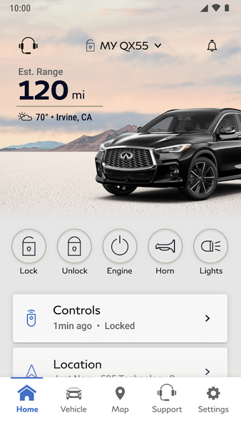 MyINFINITI App - Image screenshot of android app