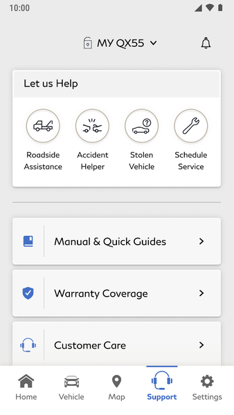 MyINFINITI App - Image screenshot of android app