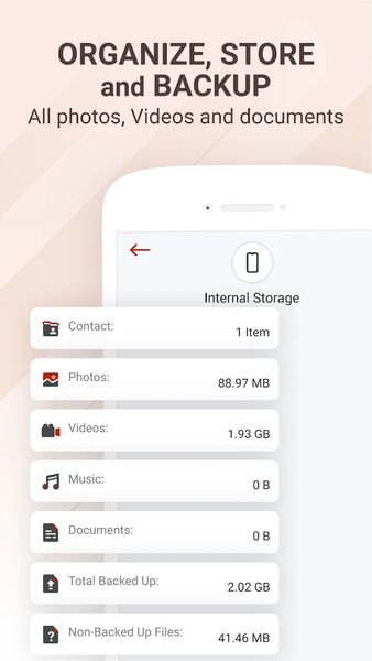 InfinitiKloud - Backup & Resto - Image screenshot of android app