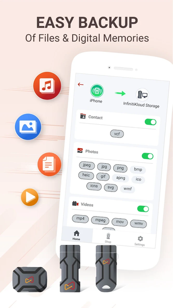 InfinitiKloud - Backup & Resto - Image screenshot of android app