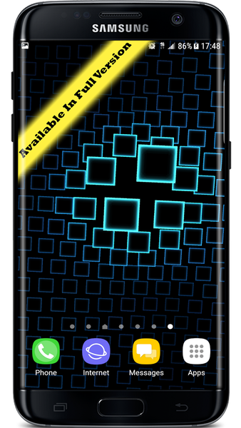 Infinity Parallax Squares 3D Live Wallpaper - Image screenshot of android app