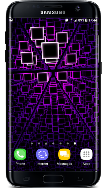 Infinity Parallax Squares 3D Live Wallpaper - Image screenshot of android app