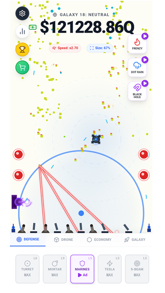Idle Dot Shooter! - عکس بازی موبایلی اندروید