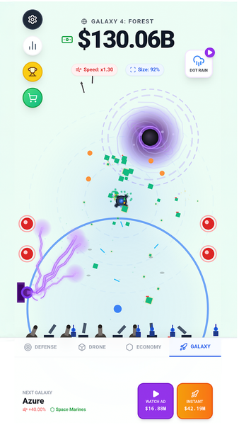 Idle Dot Shooter! - عکس بازی موبایلی اندروید