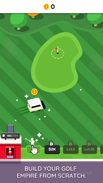 Golf Inc. Tycoon - عکس بازی موبایلی اندروید