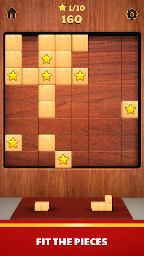 Wood Blocks 3D - Gameplay image of android game