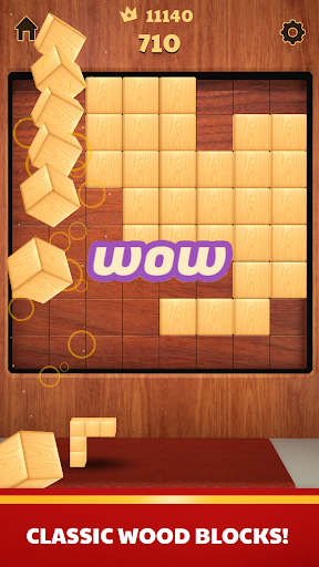 Wood Blocks 3D - Gameplay image of android game