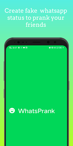 WhatsPrank- fake whatsapp status to prank friends - Image screenshot of android app