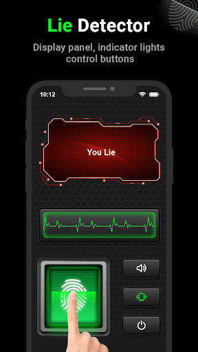 Lie Detector Simulator - عکس برنامه موبایلی اندروید
